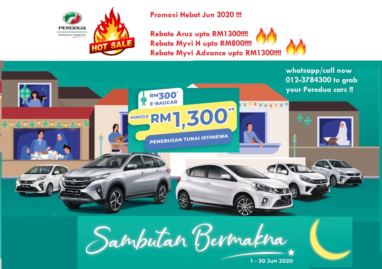 Promosi Perodua baru 2020!! 100% sales tax exemption 